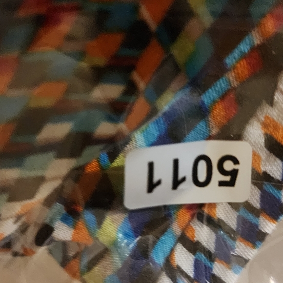 Dots Multicolor Zigzag Print Yogers Pants Size L - Picture 12 of 12